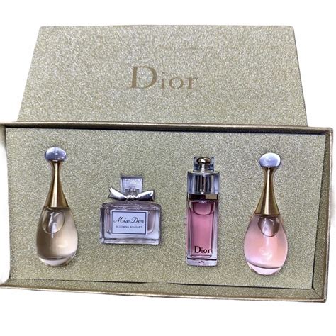 dior mini perfume set malaysia|Dior miniature perfume gift set.